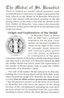 St. Benedict Medal Leaflet