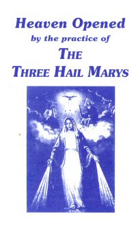 The Three Hail Marys Devotion leaflet