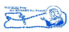Will You Pray the Rosary for Peace? label