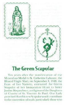 The Green Scapular Leaflet