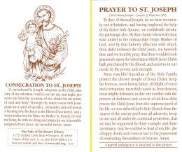 Prayer & Consecration to St. Joseph