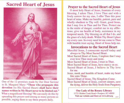 Prayers to the Sacred Heart of Jesus