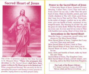 Prayers to the Sacred Heart of Jesus †