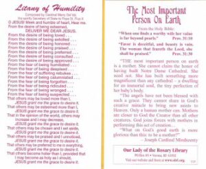 Litany of Humility & The Most Important Person †